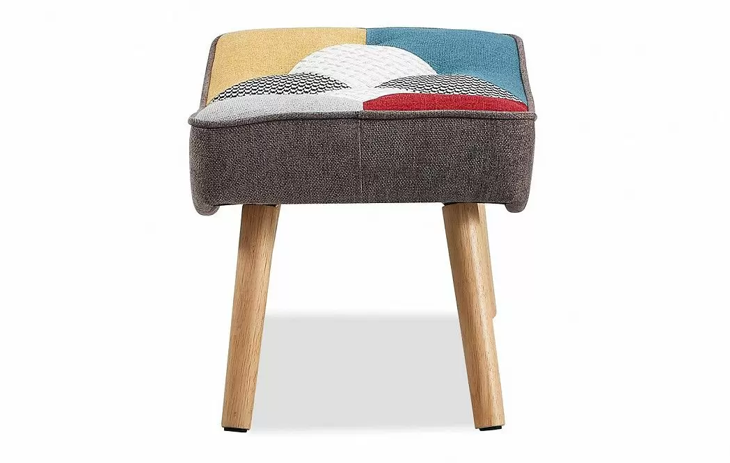 Оттоманка Hygge, пэчворк/натуральный - фото 5