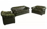 Комплект мягкой мебели Belgravia, зеленый - фото 7
