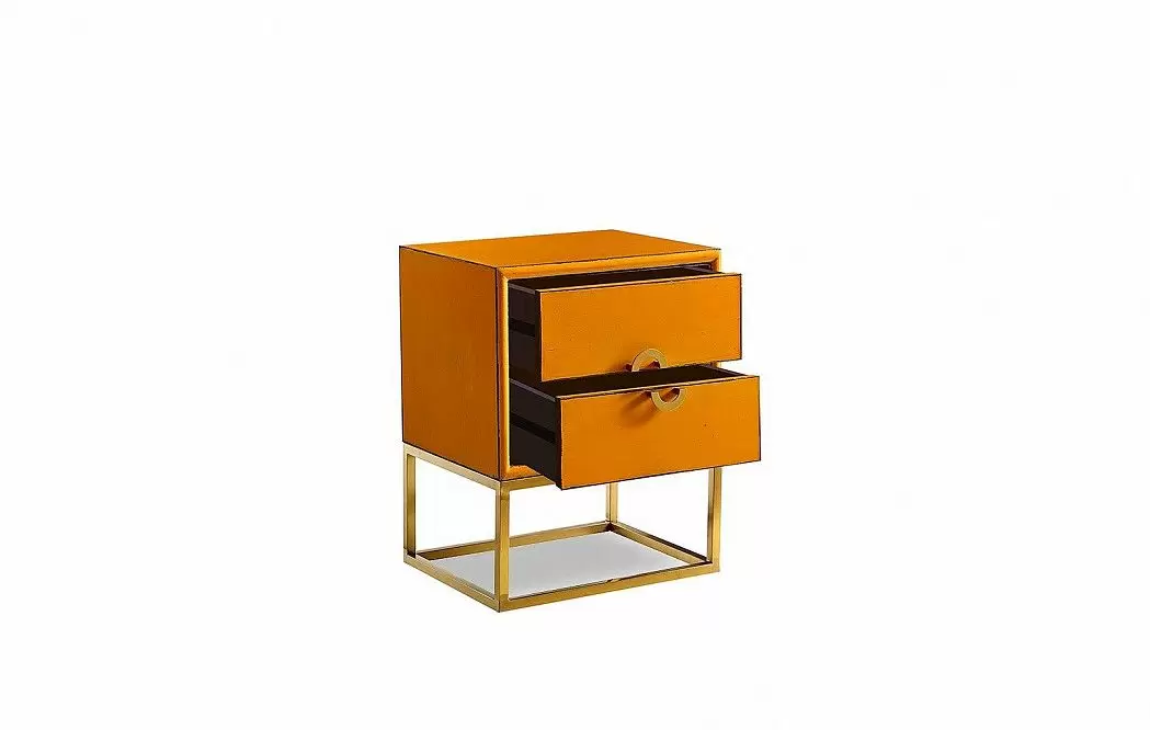 Тумба прикроватная Adele, оранжевый - фото 5