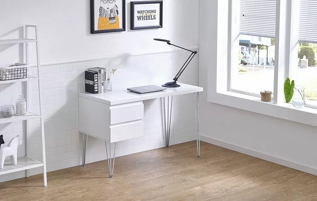 Стол письменный Novum, белый - фото 4