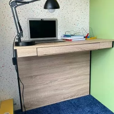 Стол письменный City, дуб/черный d0b29ce5-bae9-441d-a240-e8c4bdca99ac.jpg