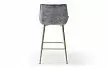 Стул полубарный Joely Bar (65), серый/шампань