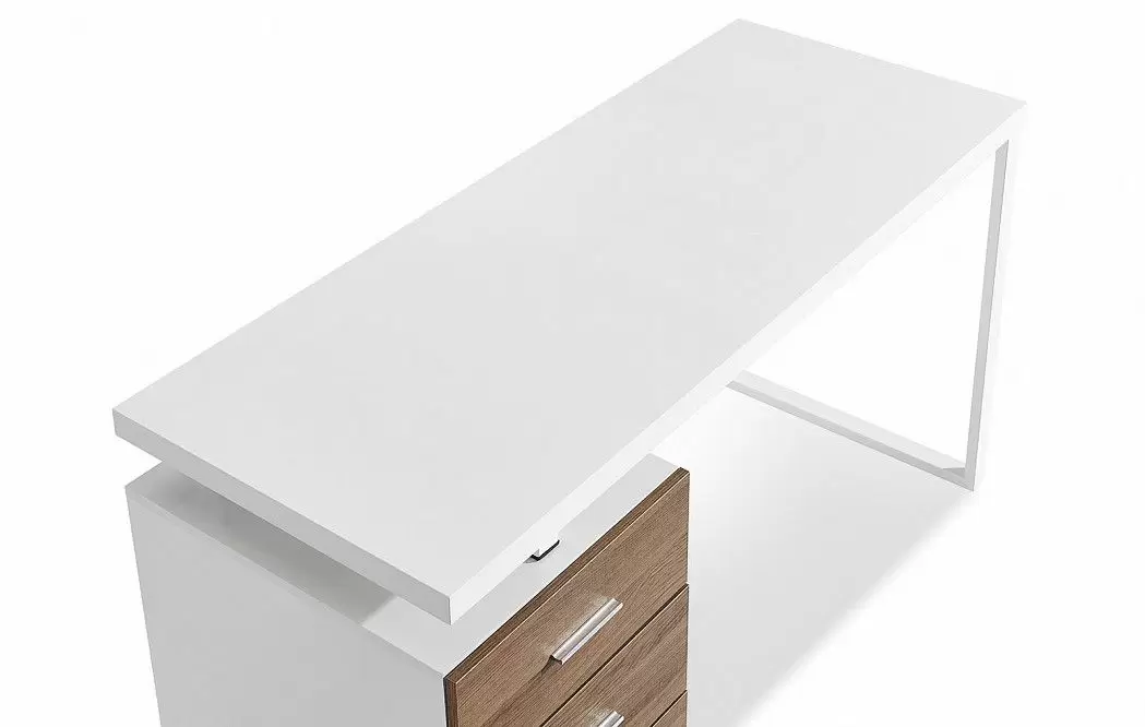 Стол письменный Endeavor, белый/орех - фото 7