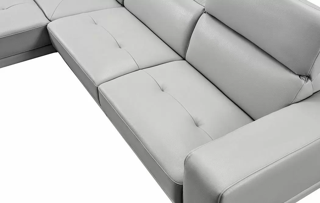 Диван Lester угловой (левый), светло-серый - фото 9