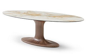 Стол Lucia 240, светлая керамика/орех Стол Lucia 240, светлая керамика/орех