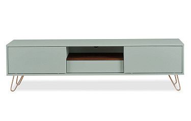 ТВ Тумба Tilda, светло-серый/орех