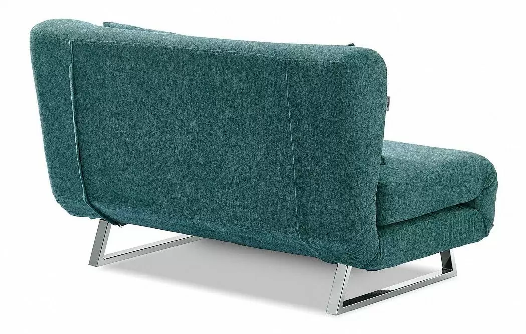 Диван-кровать Rosy 2-х местный, темно-бирюзовый/хром - фото 10