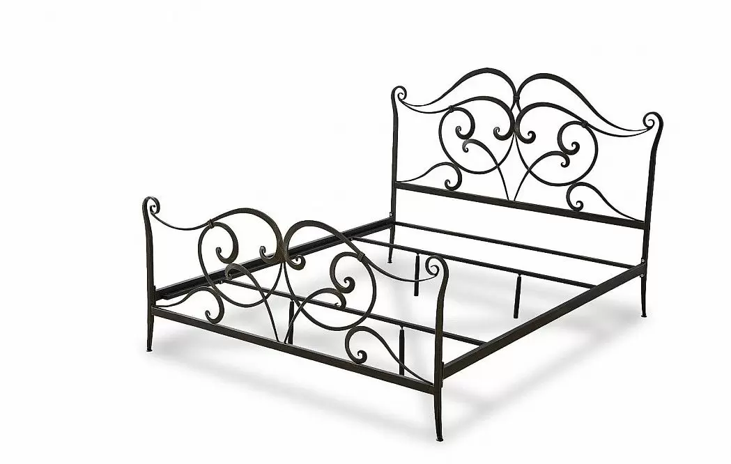 Кровать Francelina, черный с золотом - фото 9