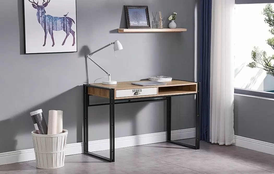 Стол письменный Discovery, орех/черный - фото 10