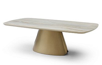 Стол Patrizia 240, керамика/винтажное золото