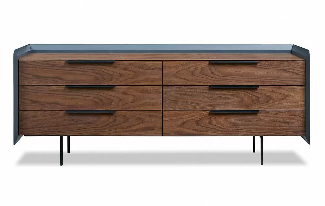 Комплект для спальни Bohemia, серый/орех - фото 16