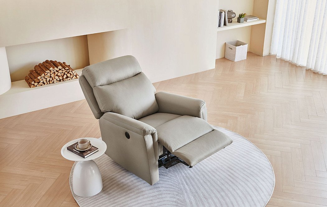 Кресло-реклайнер Stanley, песочный - фото 4