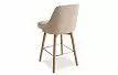Стул полубарный Jimmy, бежевый/беленое дерево