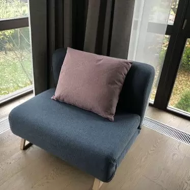 Кресло-кровать Rosy, синий/коралловый