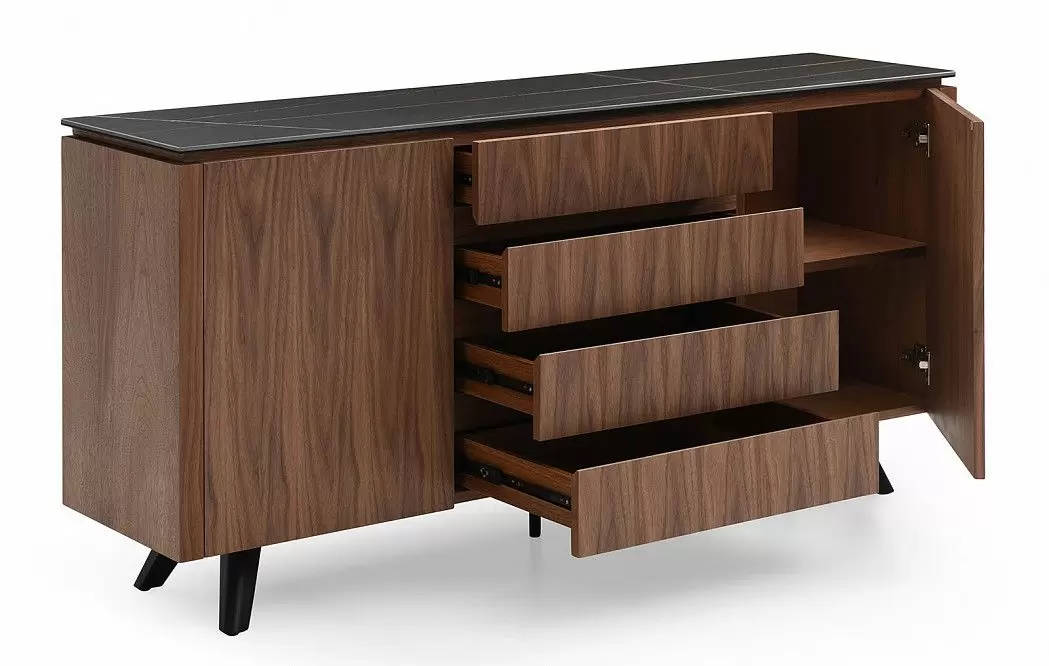 Буфет Nottingham, темная керамика/орех - фото 6