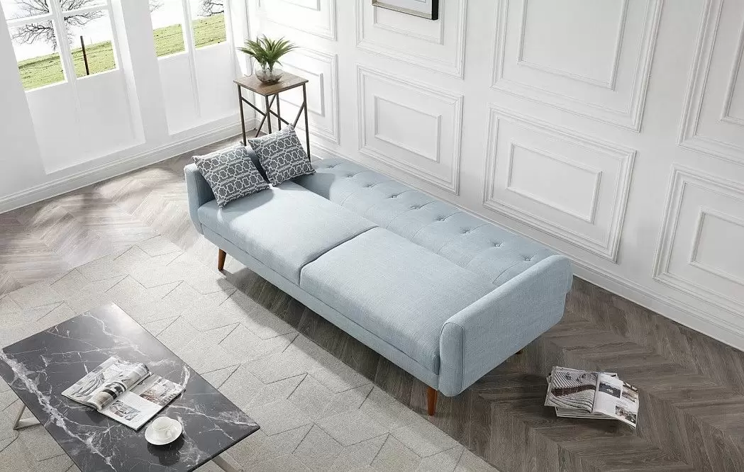 Диван-кровать Selina, серо-голубой - фото 13