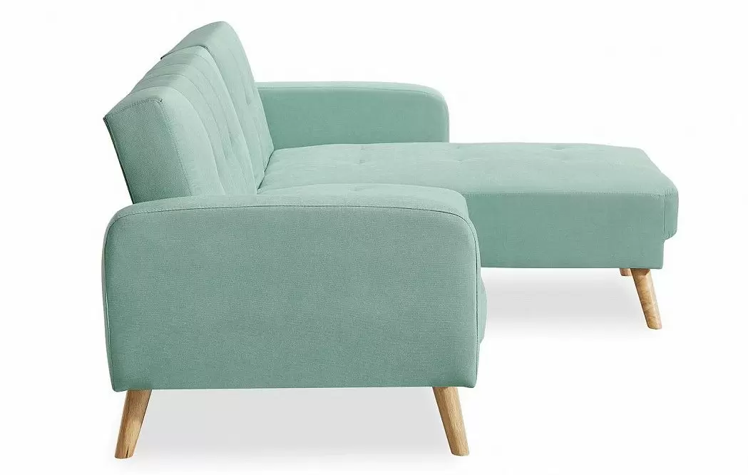 Диван-кровать Christy угловой (правый), бирюзовый - фото 9