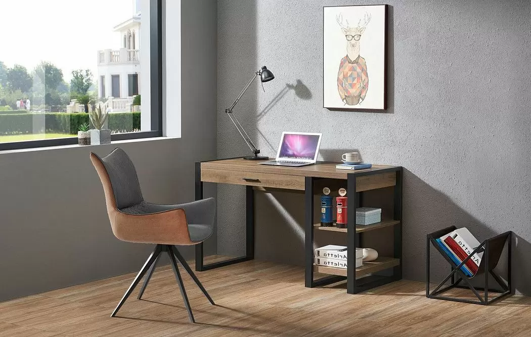 Кресло Jess, графит/коричневый цвет - фото 4