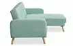 Диван-кровать Christy угловой (правый), бирюзовый