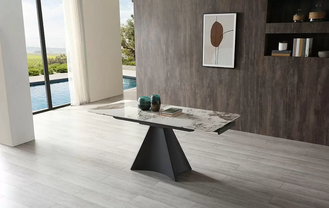 Стол Granada + 4 серых кресла Jess - фото 3