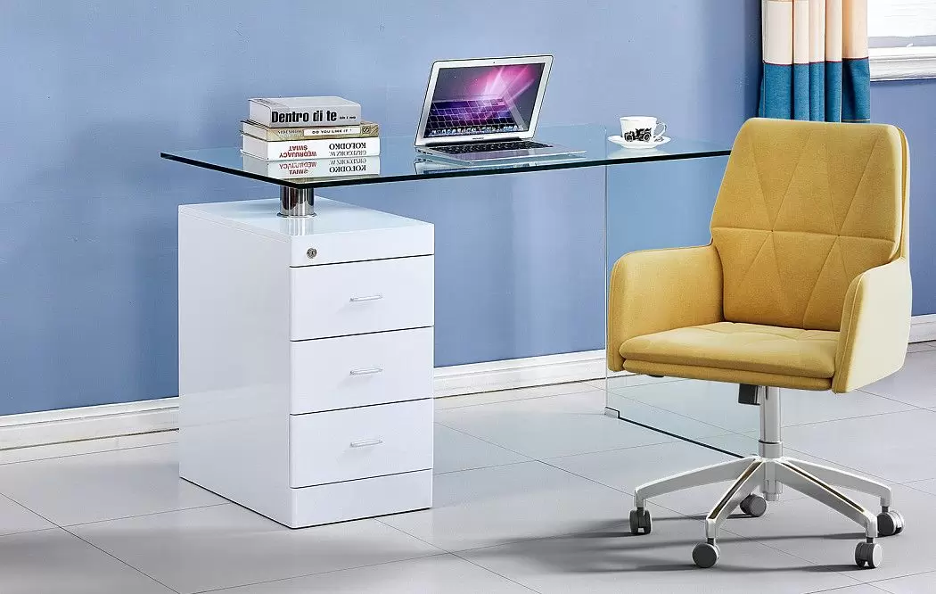 Стол письменный Waterfall, белый - фото 16