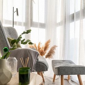 Кресло Hygge, слоновая кость/золото