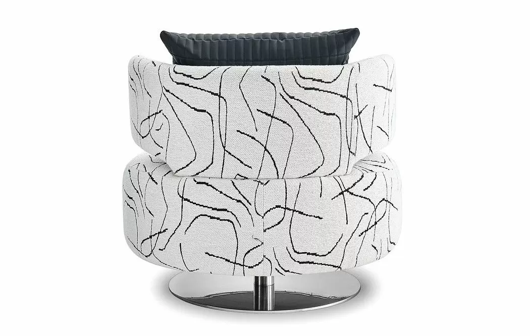 Кресло Sandra, белый/черный принт - фото 10