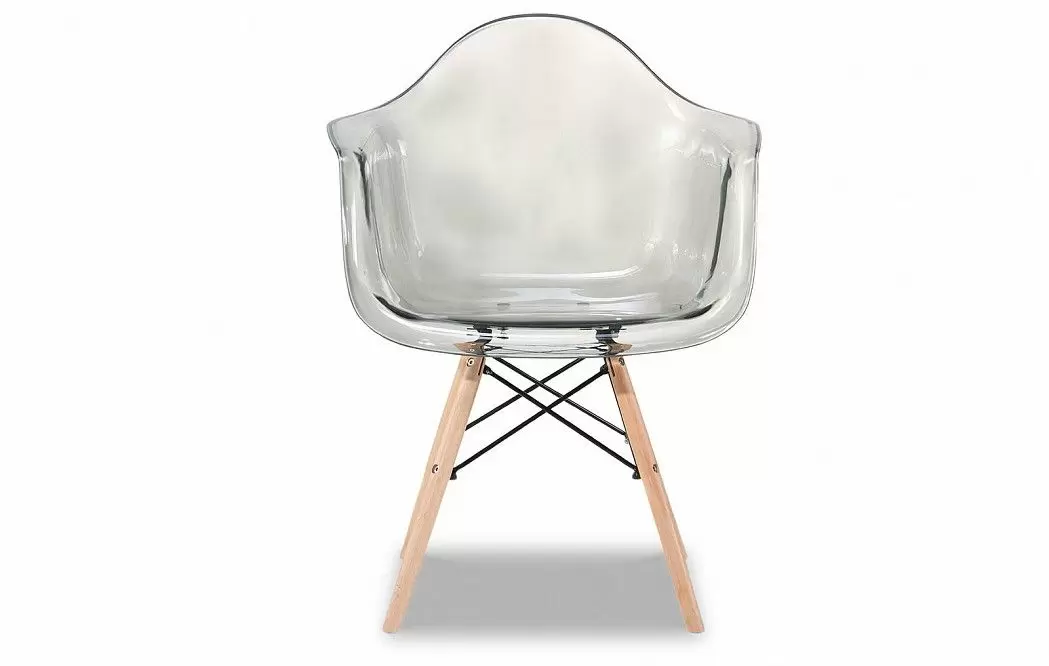 Стул Aura (в стиле Eames), серый прозрачный - фото 2