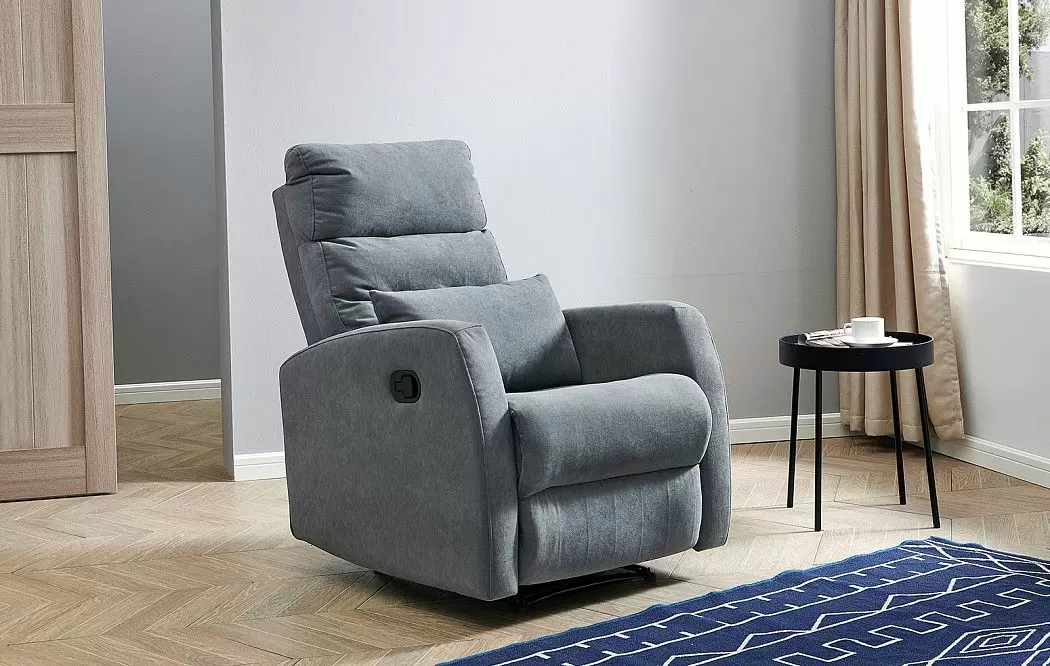 Кресло-реклайнер Vegas, серый цвет - фото 12