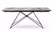 Стол раскладной Cross 180-260, светлая керамика