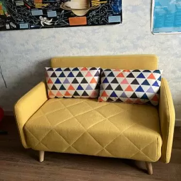 Диван-кровать Cardiff, желтый