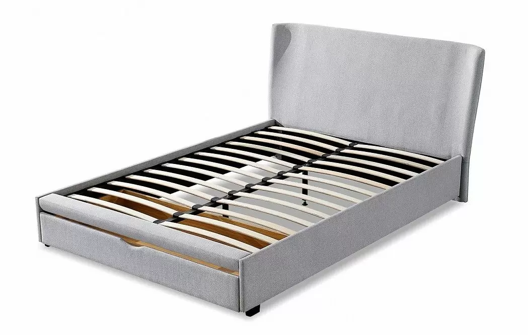 Кровать с выдвижным ящиком Minneapolis, серый - фото 8