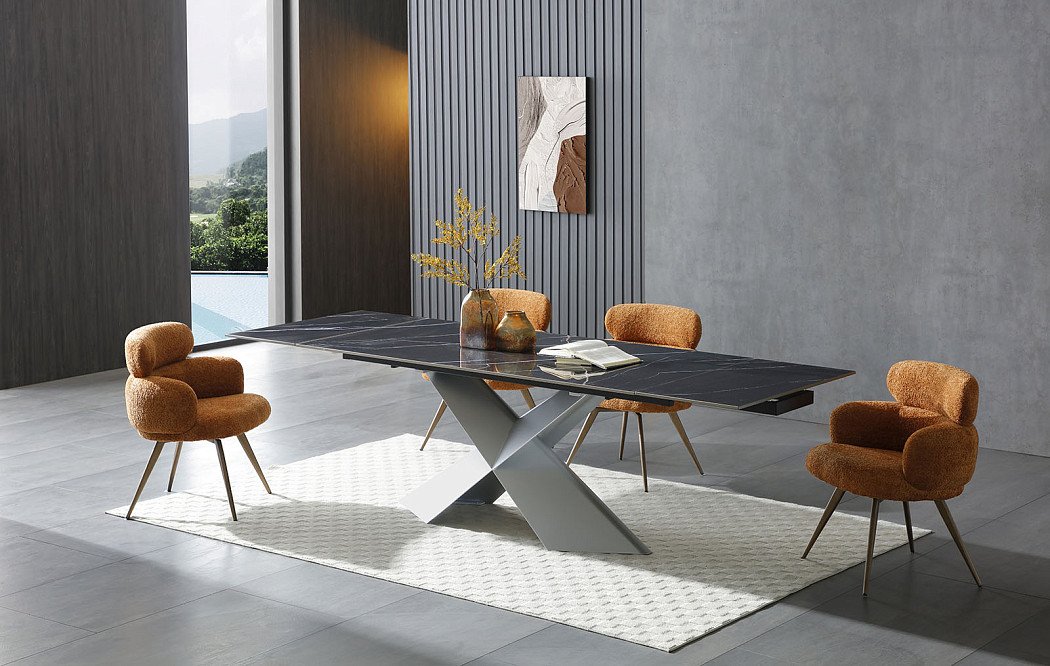 Стул Evy, терракотовый/бронза - фото 3