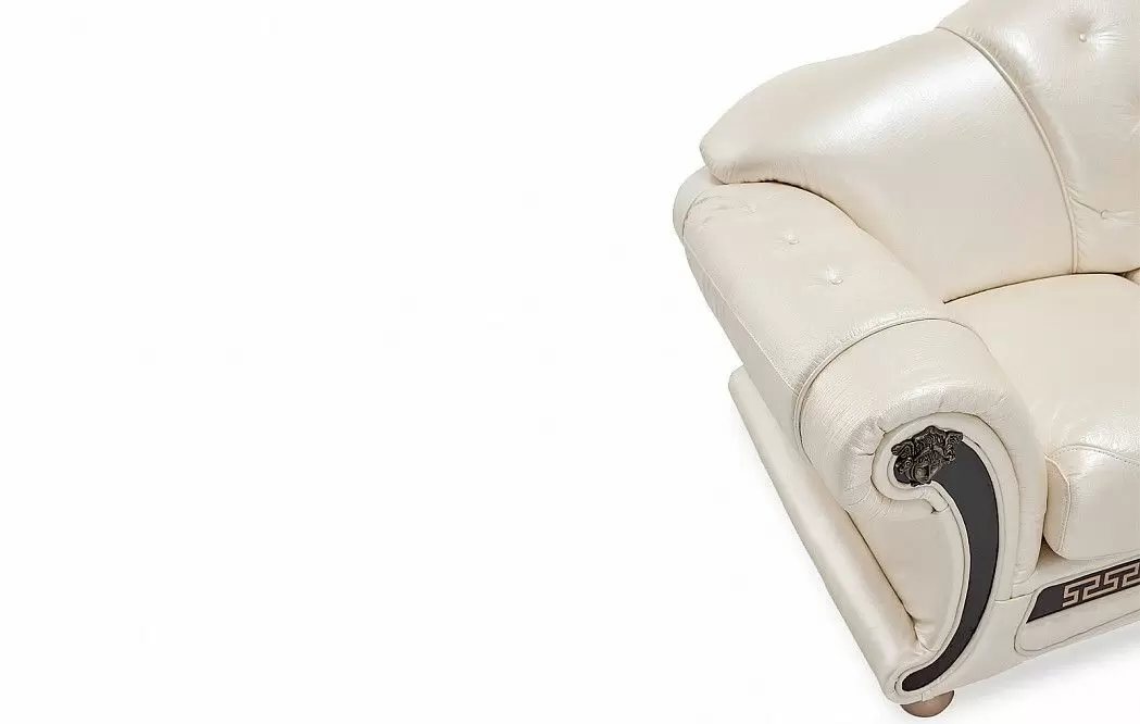 Диван-кровать Versace угловой (правый), жемчуг - фото 10