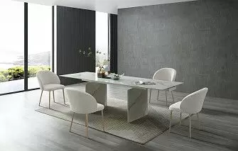 Стол Santorini + 4 стула Ornella