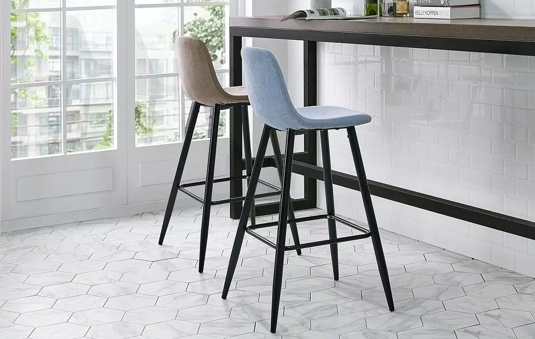 Стул барный Jackson Bar, бежевый/черный - фото 9