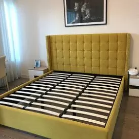 Кровать с подъемным механизмом Vivien 160x200, бежевый