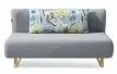 Комплект мягкой мебели Rosy, серый/цветочный принт