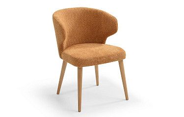 Стул Simona, терракотовый/ясень