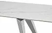 Стол раскладной Ramses 180-250, белый мрамор/хром