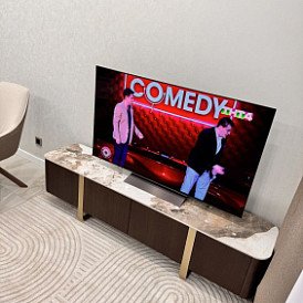 Стол Parma + 4 серых стула Joely