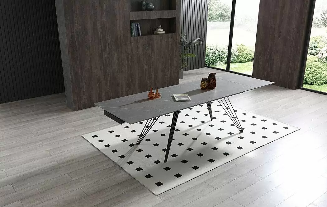 Стол Parma серый + 4 стула Joely - фото 4