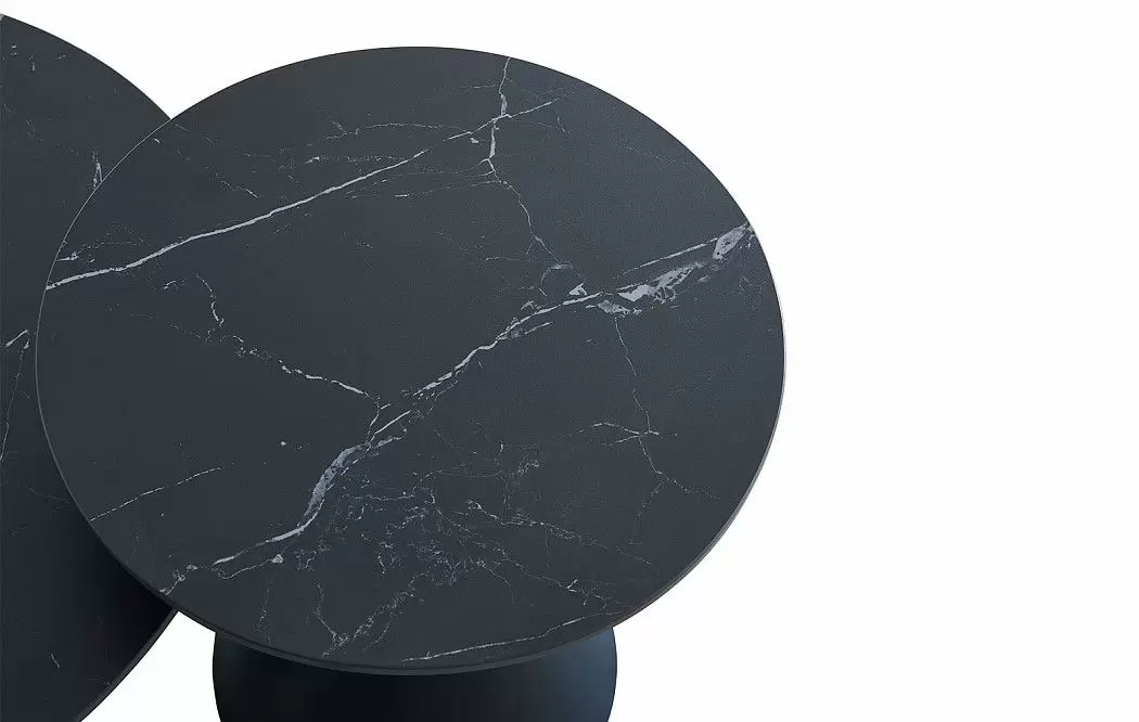 Стол журнальный Santiago (50), черный камень - фото 4