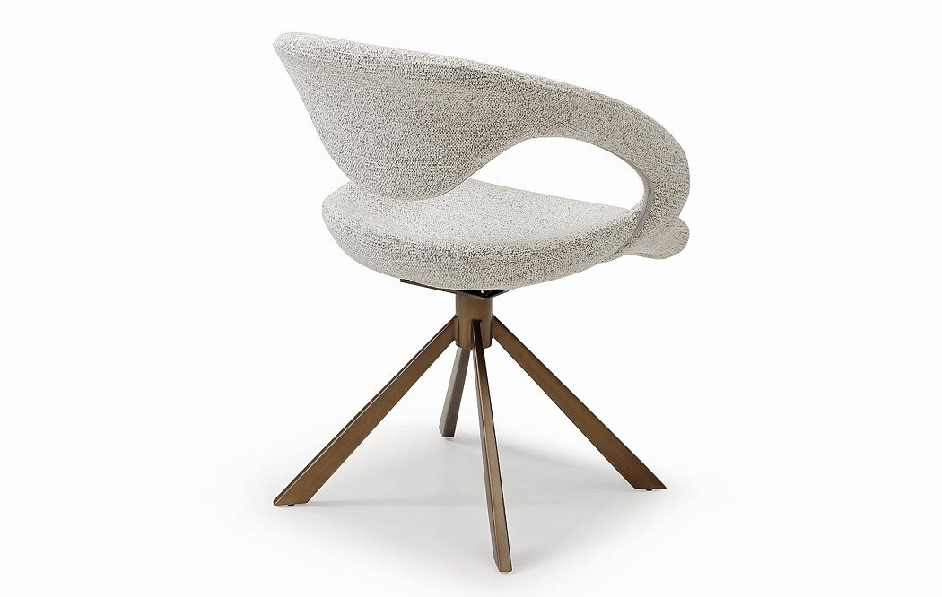 Стул Evelyn, кремовый/бронза - фото 11