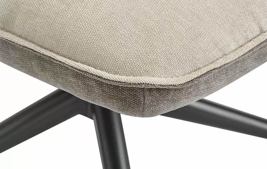 Оттоманка Lucille, бежевый/серо-коричневый - фото 5