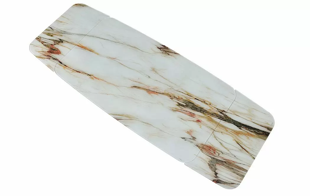 Стол раскладной Mirabel 160-240, стекло 3D/бронза - фото 7