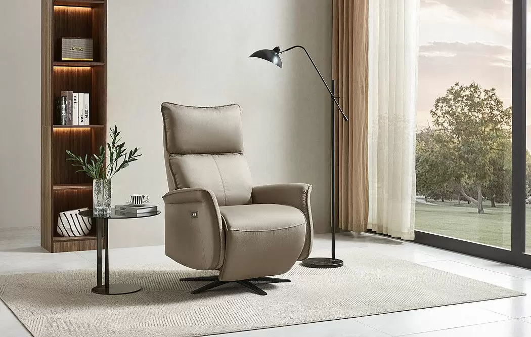 Кресло-реклайнер Marcy, темно-бежевый - фото 14