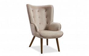 Кресло Hygge, бежевый/орех