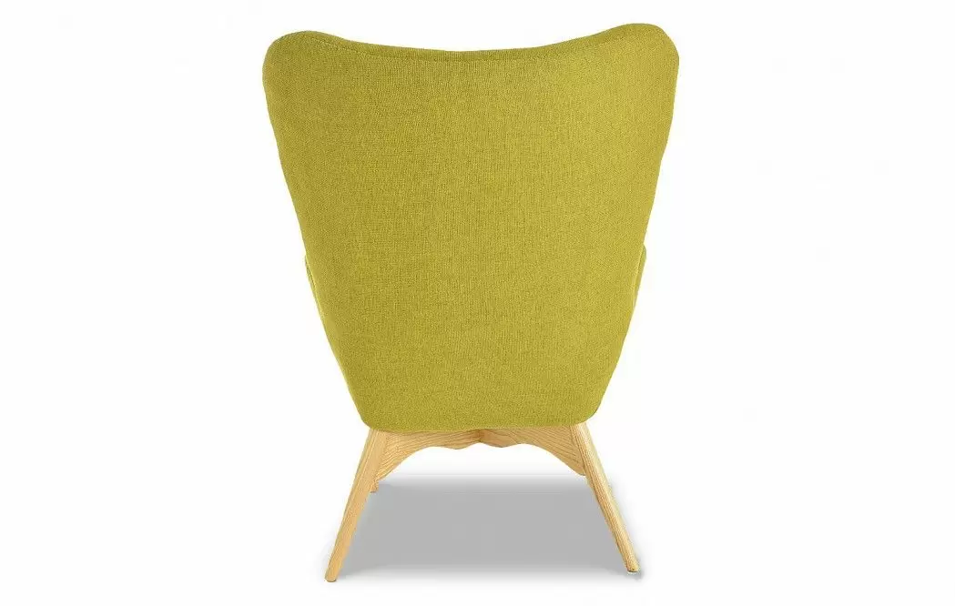 Кресло с оттоманкой Contour, желто-зеленый - фото 6
