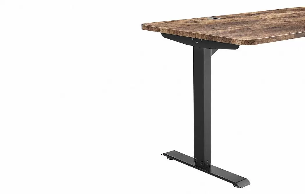 Стол Dallas (140) жженое дерево, регулируемая высота, электропривод - фото 8